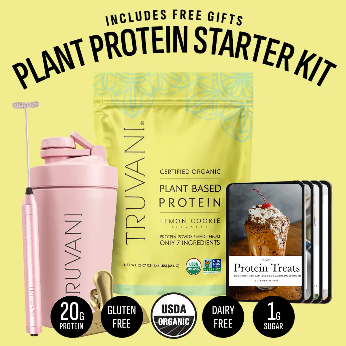Plant Based Protein Powder (Lemon Cookie)