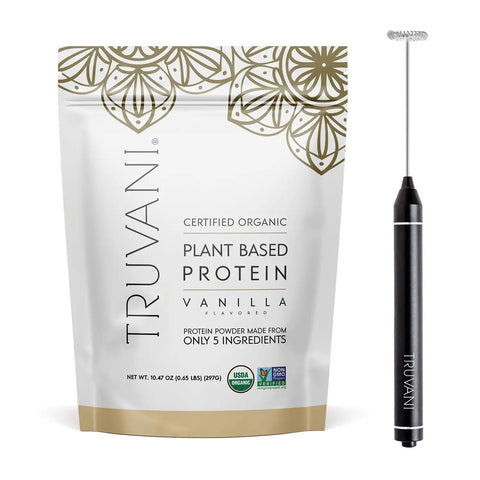 Vanilla Plant Based Protein Powder (10 Servings) + FREE Frother