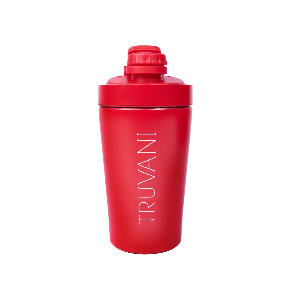 Truvani Metal Shaker Cup (Red)